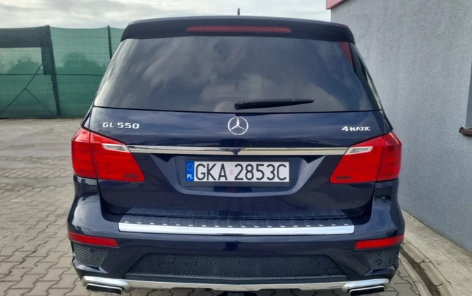 Mercedes-Benz GL cena 115900 przebieg: 182659, rok produkcji 2013 z Mosina małe 352